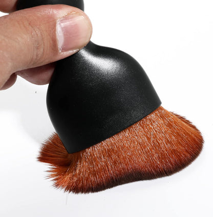 Car Interior Detailing Brush,Soft Bristle Cleaning Brush Car Detailing Brush Dusting Brush,Car Interior Cleaning Tool,Auto Detail Brush Car Dash Duster Brush (Black)