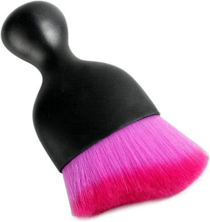 Car Interior Detailing Brush,Soft Bristle Cleaning Brush Car Detailing Brush Dusting Brush,Car Interior Cleaning Tool,Auto Detail Brush Car Dash Duster Brush (Black)