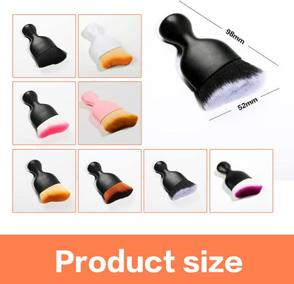 Car Interior Detailing Brush,Soft Bristle Cleaning Brush Car Detailing Brush Dusting Brush,Car Interior Cleaning Tool,Auto Detail Brush Car Dash Duster Brush (Black)