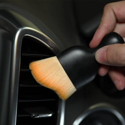 Car Interior Detailing Brush,Soft Bristle Cleaning Brush Car Detailing Brush Dusting Brush,Car Interior Cleaning Tool,Auto Detail Brush Car Dash Duster Brush (Black)