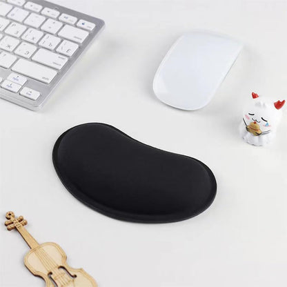 MXCOIRTP Wrist Rest for Mouse, Ergonomic Memory Foam Wrist Cushion Support Pad, Mouse Wrist Pad with Non-Slip Base for Typing Pain Relief, Office, , Gaming, Computer, Black