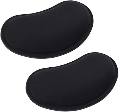 MXCOIRTP Wrist Rest for Mouse, Ergonomic Memory Foam Wrist Cushion Support Pad, Mouse Wrist Pad with Non-Slip Base for Typing Pain Relief, Office, , Gaming, Computer, Black