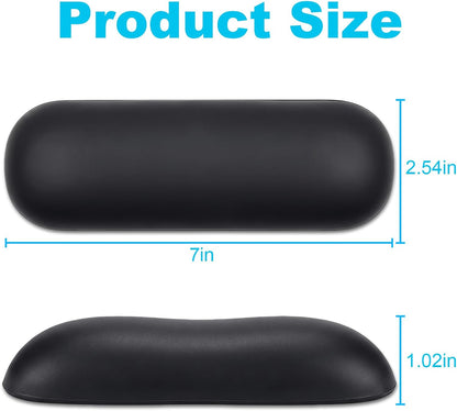 MXCOIRTP Wrist Rest for Mouse, Ergonomic Memory Foam Wrist Cushion Support Pad, Mouse Wrist Pad with Non-Slip Base for Typing Pain Relief, Office, , Gaming, Computer, Black