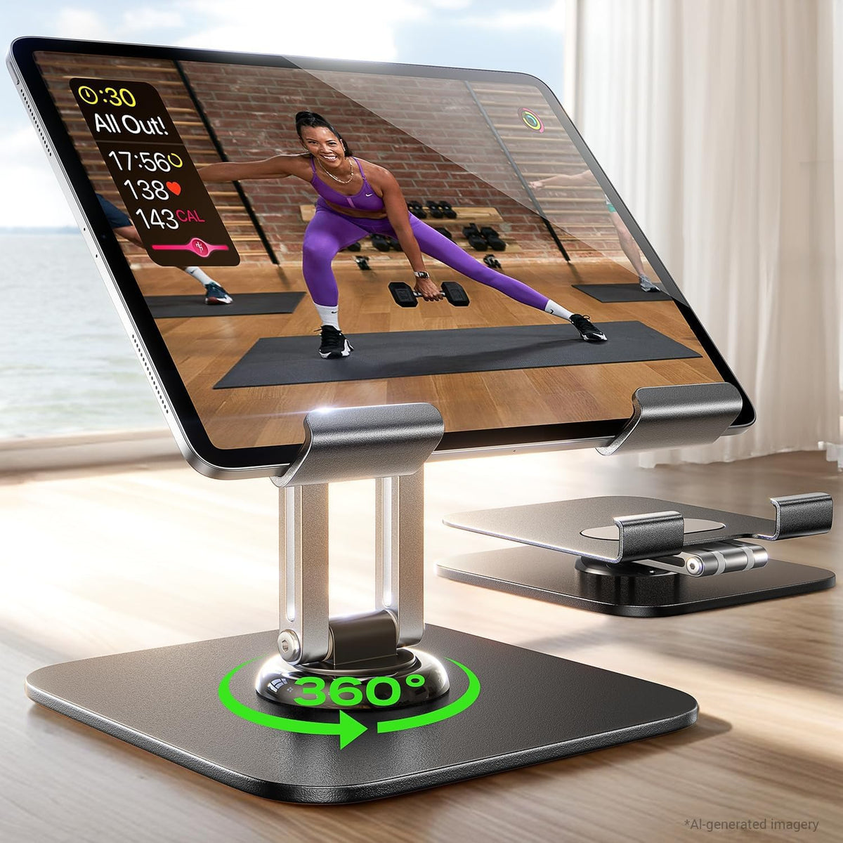 for iPad Stand Holder, Aluminum Tablet Stand Holder for iPad