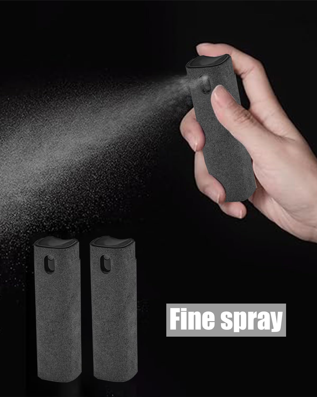 Car Screen Cleaner Spray and Wipe Touch Screen Cleaner for Car Display,2 in 1 Laptop Computer Screen Cleaner,Car Accessories Interior,Travel Cleaning Kit (2 Units)