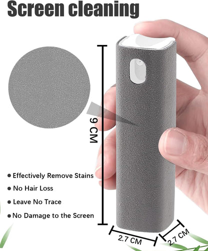 Car Screen Cleaner Spray and Wipe Touch Screen Cleaner for Car Display,2 in 1 Laptop Computer Screen Cleaner,Car Accessories Interior,Travel Cleaning Kit (2 Units)
