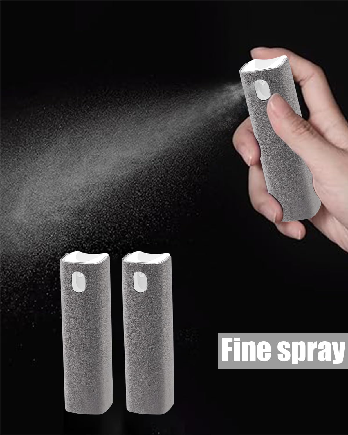 Car Screen Cleaner Spray and Wipe Touch Screen Cleaner for Car Display,2 in 1 Laptop Computer Screen Cleaner,Car Accessories Interior,Travel Cleaning Kit (2 Units)