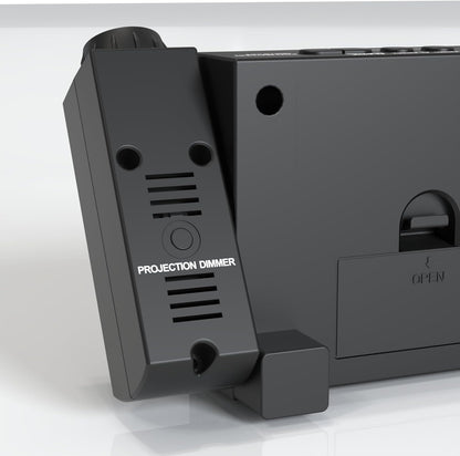 Digital Projection Alarm Clock with Dual Alarms, 5 Levels Dimmer