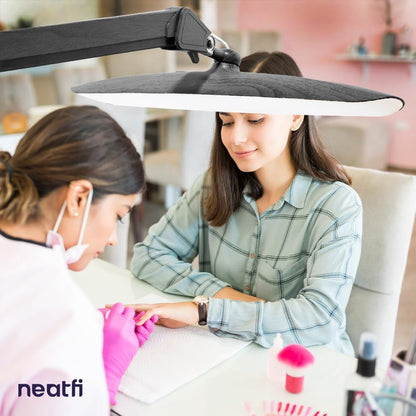 LED Desk Lamp, 2200 Lumens, 24W, 20-Inch Wide Head (Black)