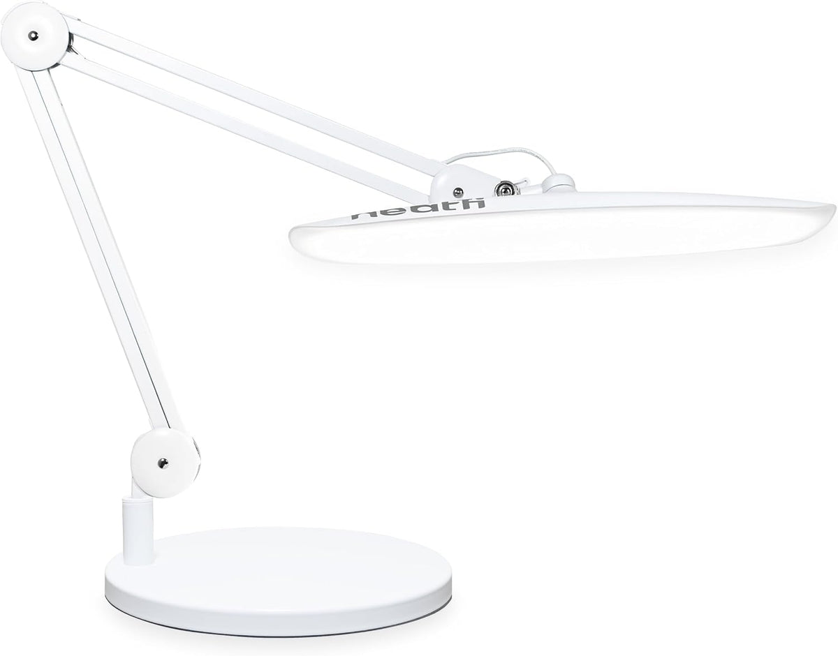 LED Desk Lamp, 2200 Lumens, 24W, 20-Inch Wide Head (Black)