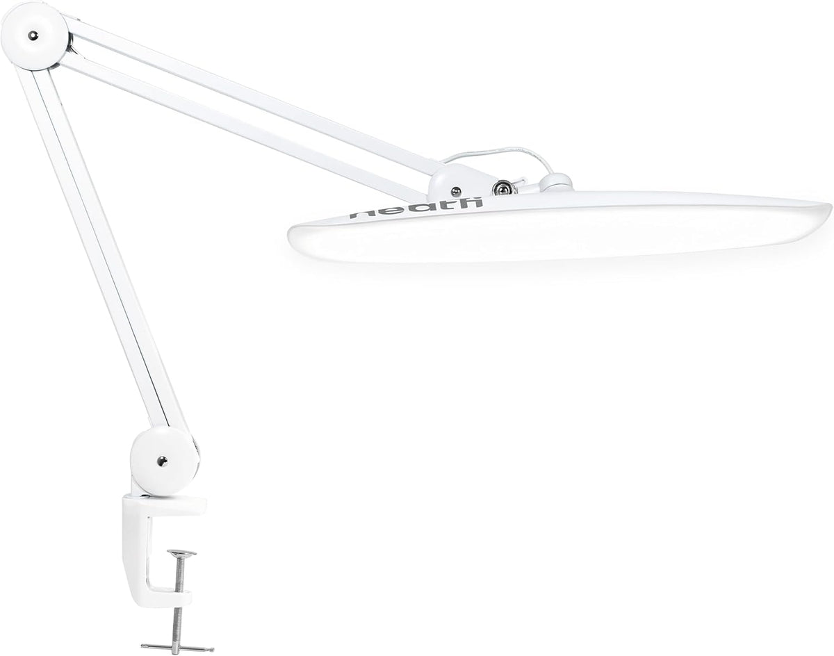 LED Desk Lamp, 2200 Lumens, 24W, 20-Inch Wide Head (Black)