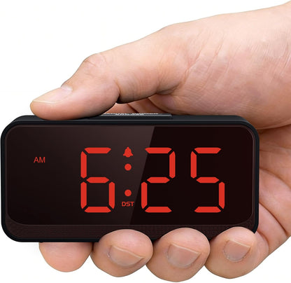 Battery Operated Small Alarm Clock: Compact Cordless Design