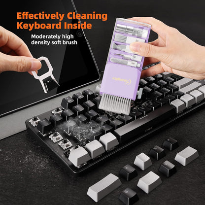 All-in-1 Keyboard Cleaner Laptop Cleaning Kit,Computer Screen-Safe Tools