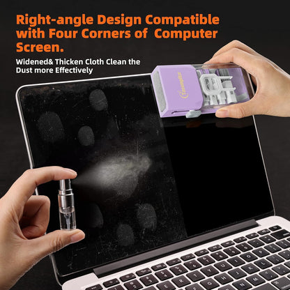All-in-1 Keyboard Cleaner Laptop Cleaning Kit,Computer Screen-Safe Tools