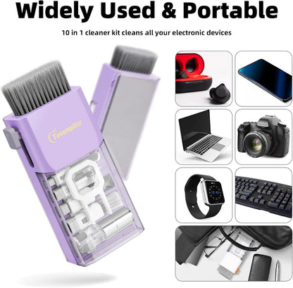All-in-1 Keyboard Cleaner Laptop Cleaning Kit,Computer Screen-Safe Tools