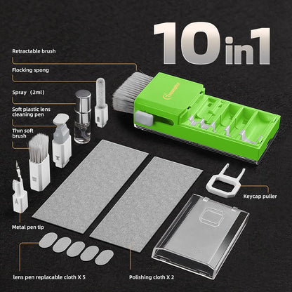 All-in-1 Keyboard Cleaner Laptop Cleaning Kit,Computer Screen-Safe Tools