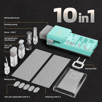 All-in-1 Keyboard Cleaner Laptop Cleaning Kit,Computer Screen-Safe Tools