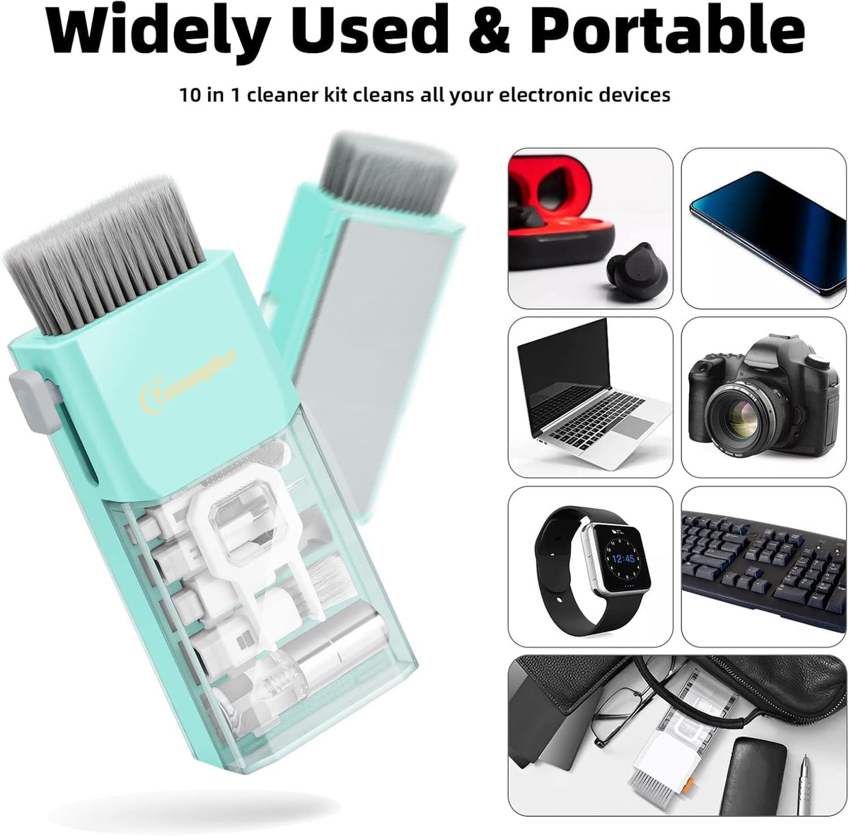 All-in-1 Keyboard Cleaner Laptop Cleaning Kit,Computer Screen-Safe Tools