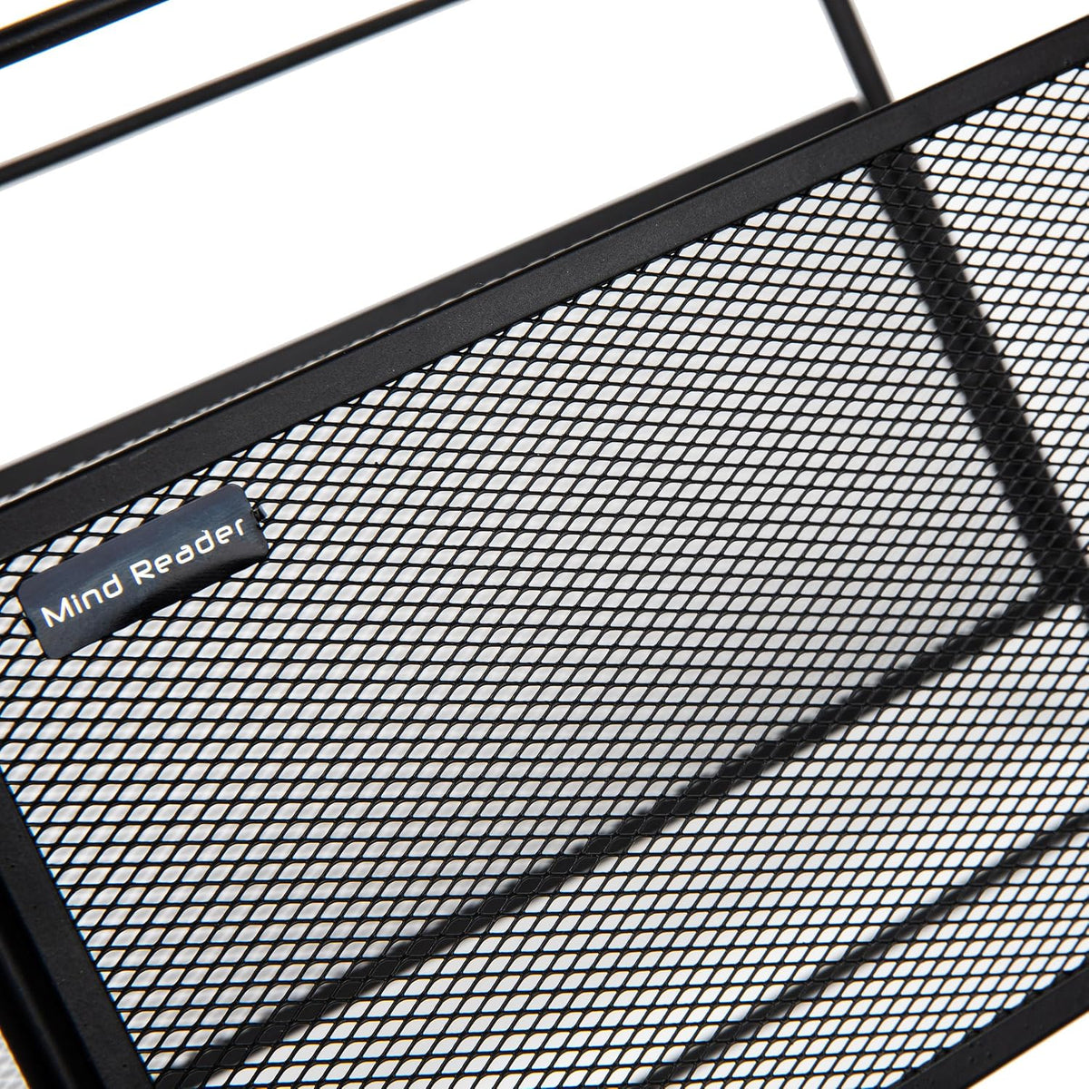 Letter Size Hanging File Folder Organizer, Metal Mesh, Silver