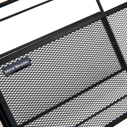 Letter Size Hanging File Folder Organizer, Metal Mesh, Silver
