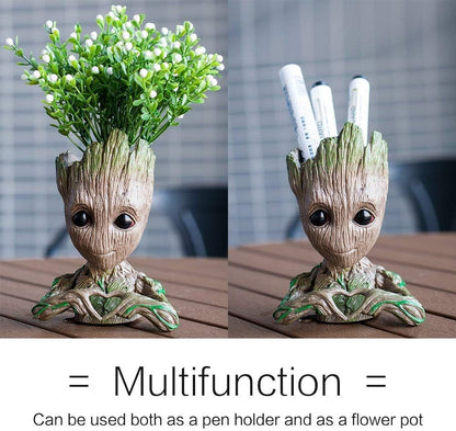 Baby Groot Pens Holder or Groot planter Pot Perfect for Tiny Succulents 6"