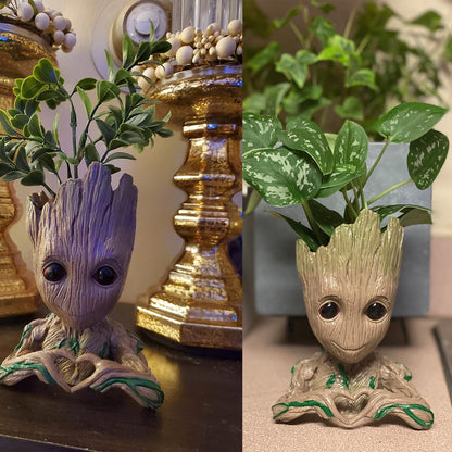 Baby Groot Pens Holder or Groot planter Pot Perfect for Tiny Succulents 6"