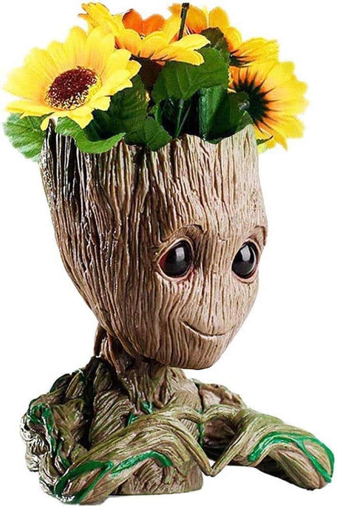 Baby Groot Pens Holder or Groot planter Pot Perfect for Tiny Succulents 6"