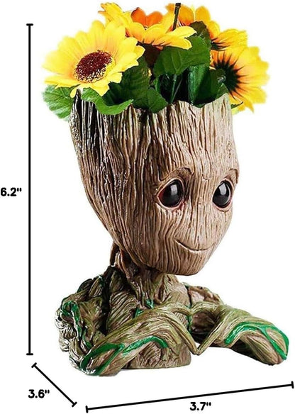Baby Groot Pens Holder or Groot planter Pot Perfect for Tiny Succulents 6"
