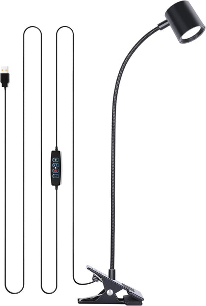 Desk Lamp USB Clip On Light,Book Lights for Reading at Night Clamp Light
