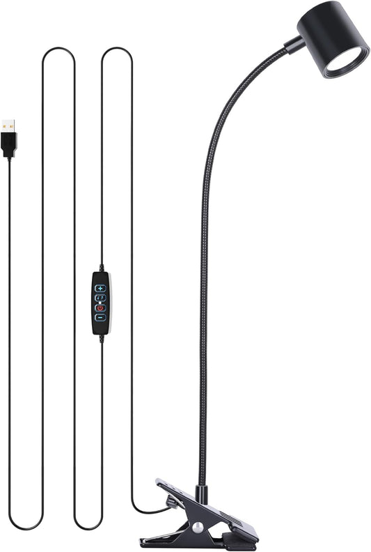 Desk Lamp USB Clip On Light,Book Lights for Reading at Night Clamp Light