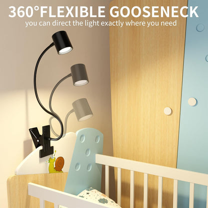 Desk Lamp USB Clip On Light,Book Lights for Reading at Night Clamp Light