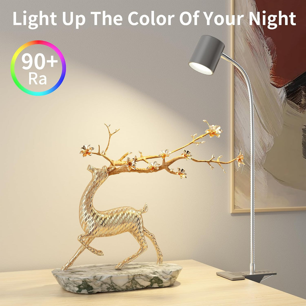 Desk Lamp USB Clip On Light,Book Lights for Reading at Night Clamp Light