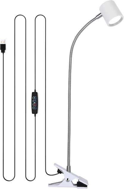 Desk Lamp USB Clip On Light,Book Lights for Reading at Night Clamp Light