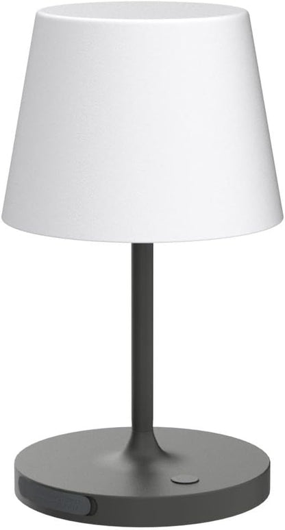 Outdoor Table Lamp, Shower Lamp Waterproof (Wood Grain H9.6in)