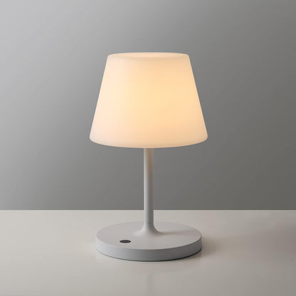 Outdoor Table Lamp, Shower Lamp Waterproof (Wood Grain H9.6in)