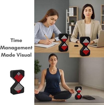Digital Timer Hourglass – Visual Desk & Pomodoro Timer Light