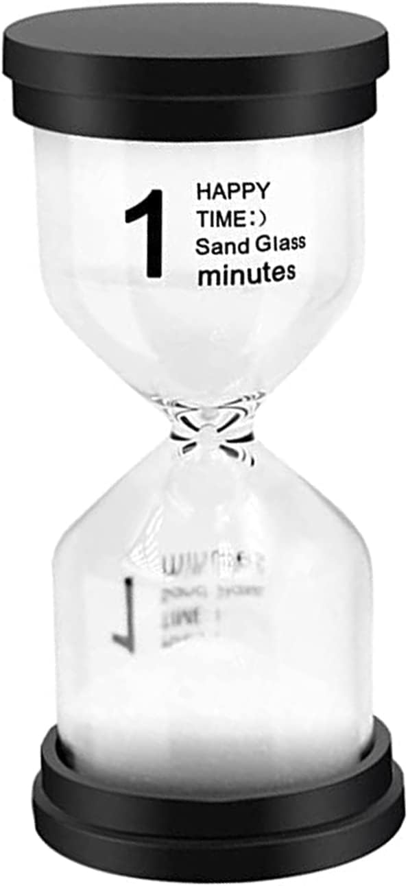 Sand Timer, Sand Timers Colorful 1/3/5/10/15/30 Minutes Sandglass Timer with Protective Cover for Classroom Home Office Cooking (Pack of 6) Multicolor