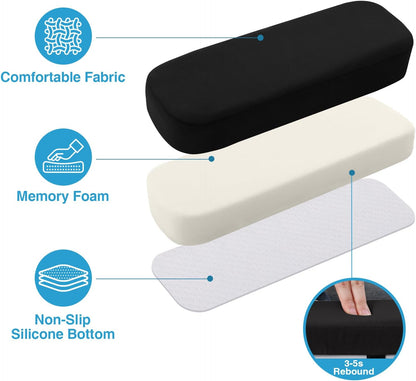 Memory Foam Office Chair Armrest Pads, Non-Slip Armrest Cushion