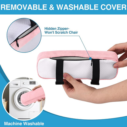Memory Foam Office Chair Armrest Pads, Non-Slip Armrest Cushion