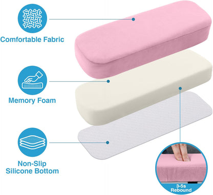 Memory Foam Office Chair Armrest Pads, Non-Slip Armrest Cushion