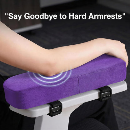 Memory Foam Office Chair Armrest Pads, Non-Slip Armrest Cushion
