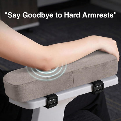 Memory Foam Office Chair Armrest Pads, Non-Slip Armrest Cushion