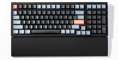 Ergonomic Silicone Wrist Rest for K4 Pro / K4 Max / Q5 / V5 / V5 Max,15.37" Honeycomb Non-Slip Palm Rest, 96% Full-Sized Mechanical Keyboards Support with Typing Pain Relief