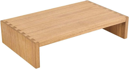 Wood Monitor Stand Riser for Desk, 15.39 Inch, Natural 39-NA