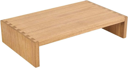 Wood Monitor Stand Riser for Desk, 15.39 Inch, Natural 39-NA
