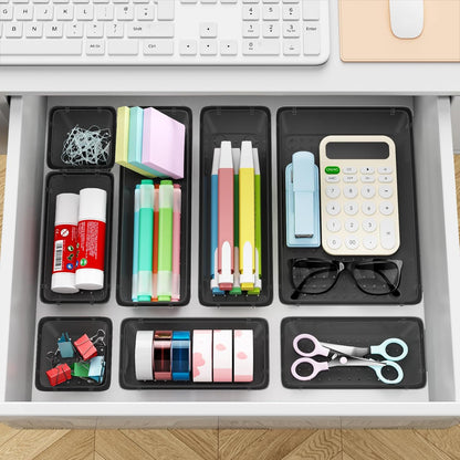 Drawer Organizer Set, Makeup Organizers, Tool Storage Trays, Pueple