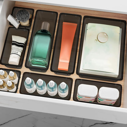 Drawer Organizer Set, Makeup Organizers, Tool Storage Trays, Pueple