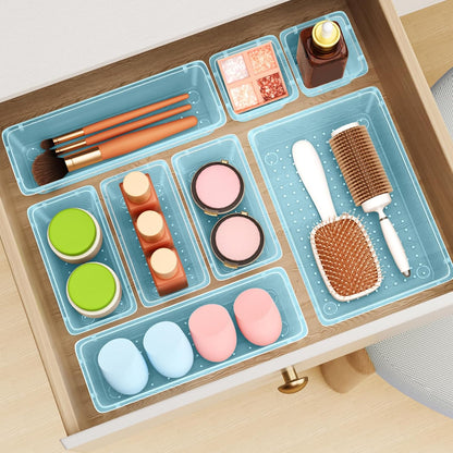 Drawer Organizer Set, Makeup Organizers, Tool Storage Trays, Pueple