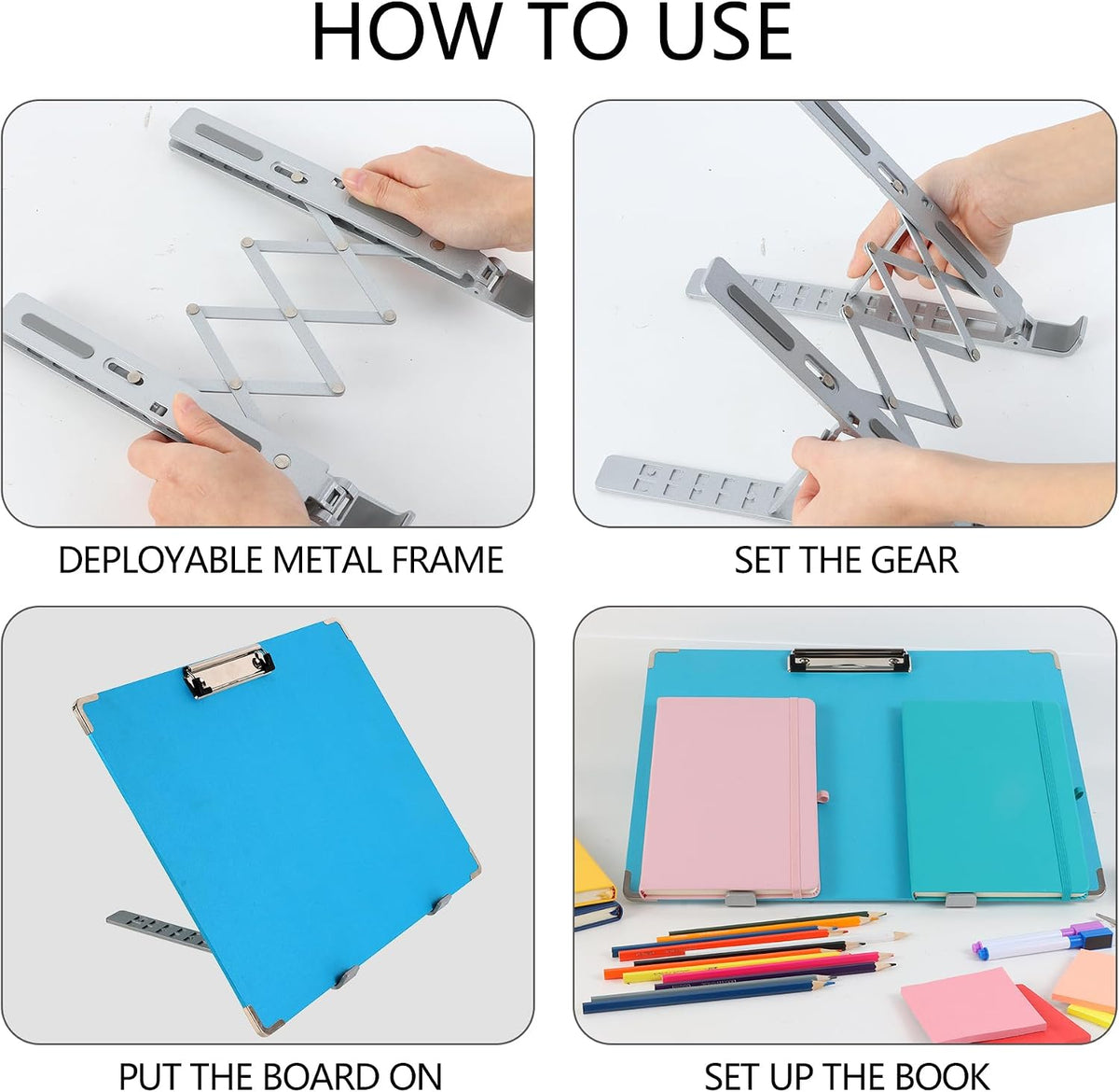Slant Board for Writing 16x12 Inch Adjustable Tilted Writing Board