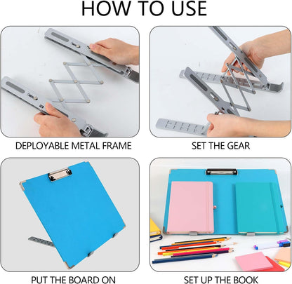 Slant Board for Writing 16x12 Inch Adjustable Tilted Writing Board